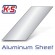 K&S - Aluminiumplåt 0.4x100x250mm (1st x 6) - K&S