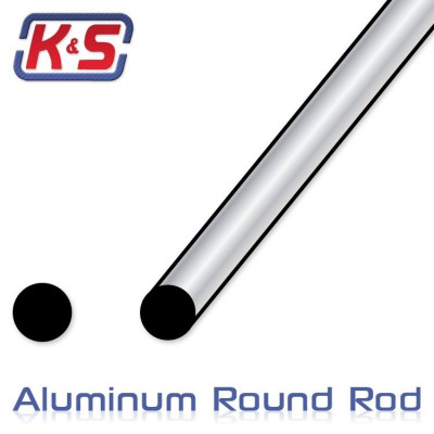 K&S - Aluminiumtråd 1.6x305mm 6061-T6 (18)* - K&S