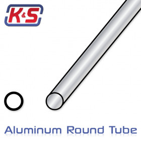 K&S - Aluminiumrör 5x1000mm (0.45mm) (5) - K&S