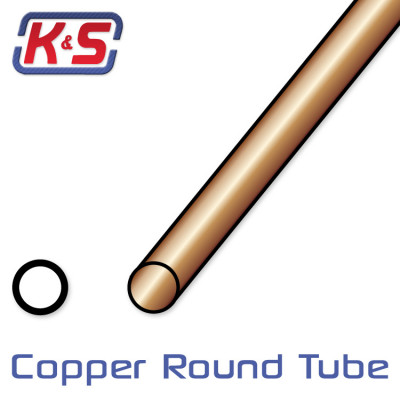K&S - Kopparrör 3x1000mm (0.36) (5) - K&S