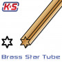 K&S - Mässingsrör Stjärna Liten 4.5 x 305 mm (2) - K&S