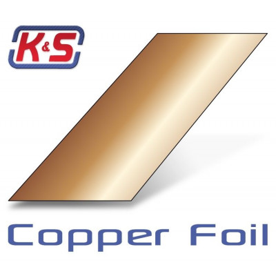 K&S - Kopparfolie 760x305x0.13mm (1) - K&S