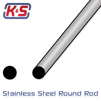 K&S - Rostfri Tråd 1/2''(12.7x300mm) (2)* - K&S