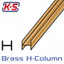 K&S - Mässing H-Profil 1.6x305mm (1/16'') (1)* - K&S