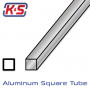 K&S - Aluminiumrör Fyrkant 6.35x305mm (1/4'') (.014'') (1) - K&S