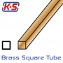 K&S - Mässingsrör Fyrkant 3x3x300mm (0.45) (2) - K&S