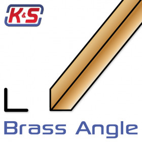 K&S - Mässing L-Profil 4.76x305mm (3/16&quot