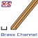 K&S - Mässing U-Profil 4.76x305mm (3/16&quot