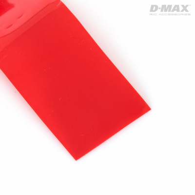 DYNOMAX - Krympslang Röd Transparent D28/B44mm x 1m - DYNOMAX