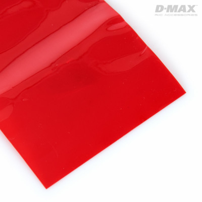 DYNOMAX - Krympslang Röd Transparent D54/B85mm x 1m - DYNOMAX