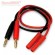 DYNOMAX - Laddkabel HXT-4mm med 4mm banankontakter - DYNOMAX