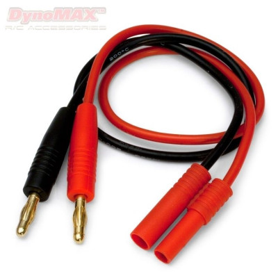 DYNOMAX - Laddkabel HXT-4mm med 4mm banankontakter - DYNOMAX