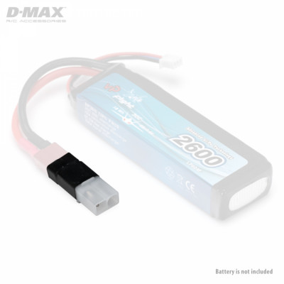 DYNOMAX - Kontakt Adapter T-Plug (hane) - Tamiya (hane) - DYNOMAX