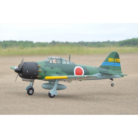 BLACK HORSE - A6M Zero 1720mm .75-95/15cc GP/Bensin/EP ARF - BLACK HORSE
