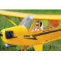Piper J-3 Cub 2450mm GP/Bensin ARTF Ny version-BLACK HORSE-BH58-A