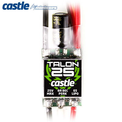CASTLE CREATION - TALON 25 - 2S-6S 25A 5A-BEC ESC - CASTLE CREATION