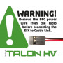 TALON HV 120 - 3-12S 120A 10A-BEC ESC-CASTLE CREATION-010-0131-00