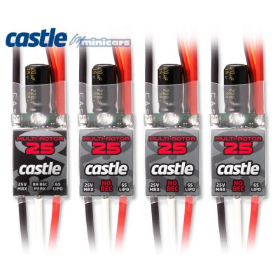 CASTLE CREATION - Quadpack 25 - Multirotor 4-Pack 25A ESCs - CASTLE CREATION