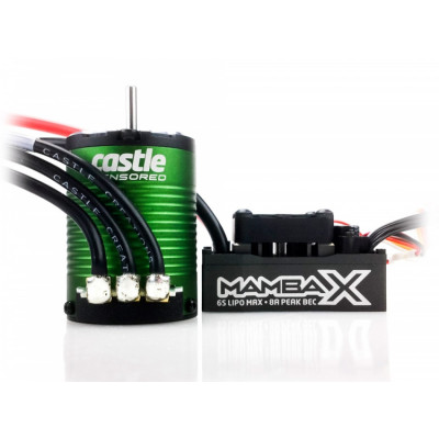 CASTLE CREATION - MAMBA X Sensor ESC 25,2V WP och 1406-7700KV Combo - CASTLE CREATION