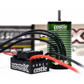 CASTLE CREATION - MAMBA X Sensor ESC 25,2V WP, 1515-2200KV Combo E-Buggy - CASTLE CREATION
