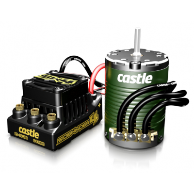 CASTLE CREATION - SIDEWINDER 4 12.6V ESC WP Combo 1406-4600KV Sensor Motor - CASTLE CREATION