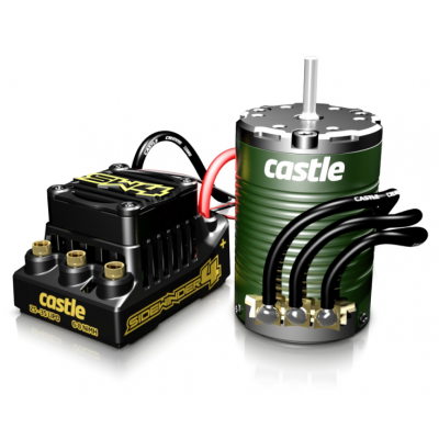 CASTLE CREATION - SIDEWINDER 4 12.6V ESC WP Combo 1410-3800KV Sensor Motor - CASTLE CREATION