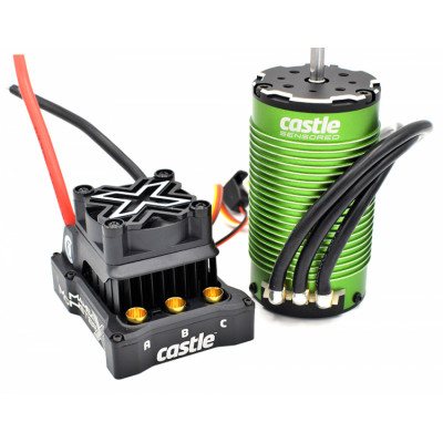 CASTLE CREATION - Mamba Monster X 8S 33,6V 1717-1650KV Sensor Combo - CASTLE CREATION