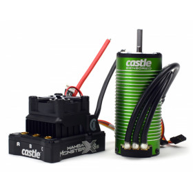 CASTLE CREATION - Mamba Monster X 8S 33,6V 1520-1650KV Sensor Combo - CASTLE CREATION