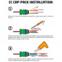 CC Kondensator kit 12S Max 50.0V 1100UF-CASTLE CREATION-011-0002-02