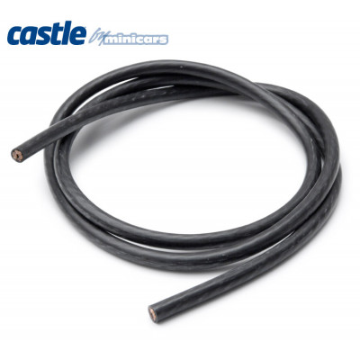CASTLE CREATION - Kabel 90cm 08 AWG Svart - CASTLE CREATION