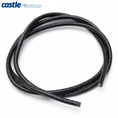 CASTLE CREATION - Kabel 90cm 10 AWG Svart - CASTLE CREATION