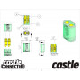 Polarized Bullet Kontakt 6.5mm hane 3set-CASTLE CREATION-011-0068-00