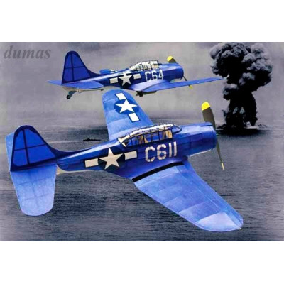 DUMAS - SBD-5 Dauntless 457mm Träbyggsats - DUMAS