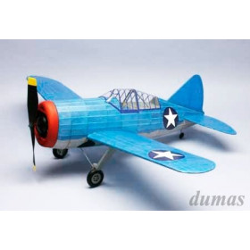 DUMAS - Brewster F2A-3 Buffalo 762mm Träbyggsats# - DUMAS