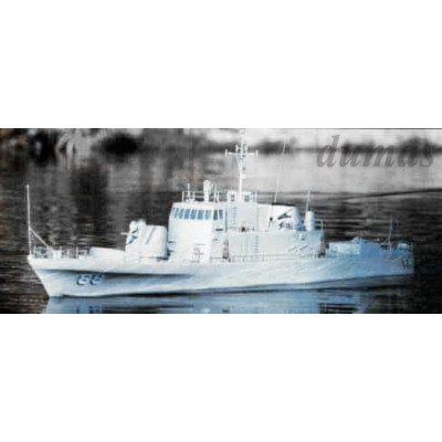 DUMAS - U.S.S. Crockett 1295mm Träbyggsats - DUMAS