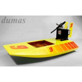 DUMAS - Big Swamp Buggy Air Boat 787mm Träbyggsats - DUMAS