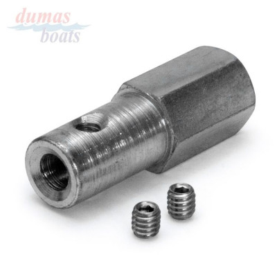 DUMAS - Motorkoppling Flexaxel 1/4-28 / 0.187* - DUMAS