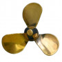 DUMAS - Prop Mässing 3-blad vänster 1.5'' dia - DUMAS
