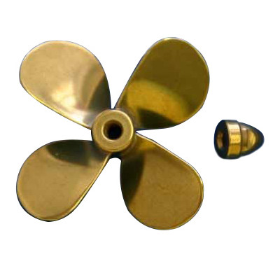 DUMAS - Prop Mässing 4-blad höger 2.5'' dia - DUMAS
