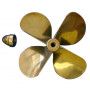 DUMAS - Prop Mässing 4-blad höger 3-3/8'' dia - DUMAS