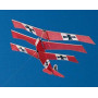 DUMAS - Fokker Triplane Flygande Drake 1219mm Träbyggsats - DUMAS