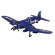 FMS - F4U 800 V2 Mini PNP FMS Blå**UTGÅTT - FMS