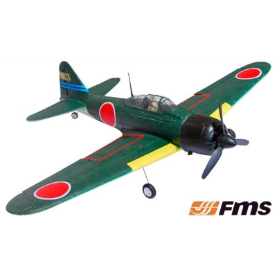 FMS - Zero A6M3 V2 750 PNP EPO Grön* - FMS