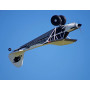 PA-18 Super Cub 1700mm Reflex-Gyro V2 PNP med Pontoner-FMS-FMS110PF-REFV2