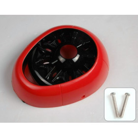 FMS - Motorkåpa Röd P-47 1700mm Silver* UTGÅTT - FMS