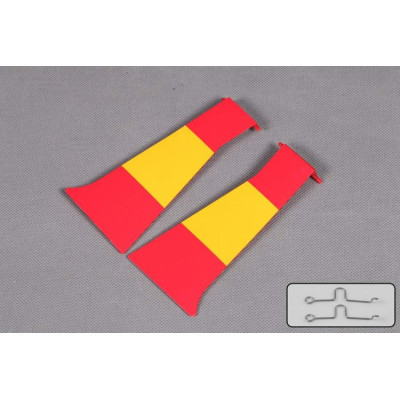 FMS - Yttre fairing lucka Red Tail P51D (1400) - FMS