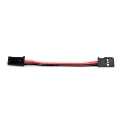 FUTABA - Förlängningskabel GY520 svart 80mm - FUTABA
