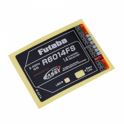 FUTABA - Ettikett R6014FS LABEL - FUTABA