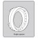 FUTABA - Vinkel Adapter 10 grader T4PV, T4PX, T7PX - FUTABA