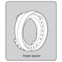 FUTABA - Vinkel Adapter 10 grader T4PV, T4PX, T7PX - FUTABA